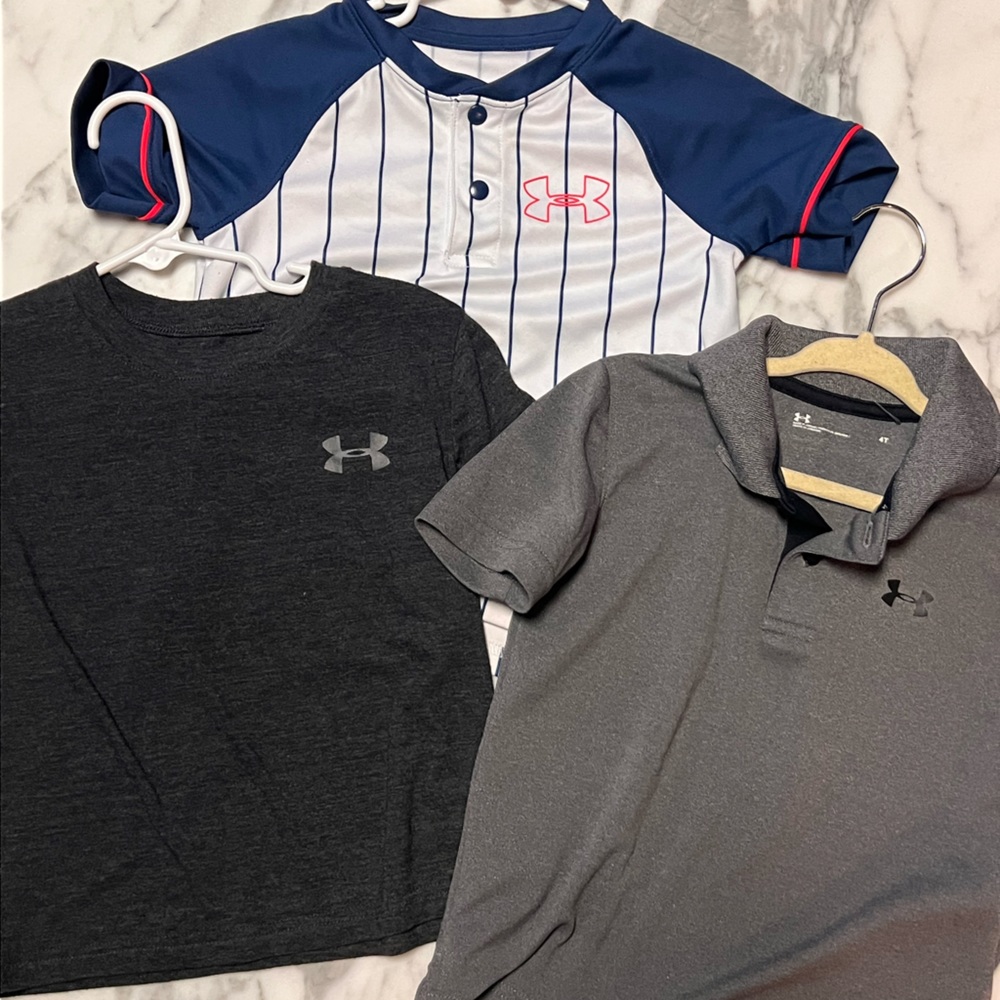 Toddler boys under armour lot size 4